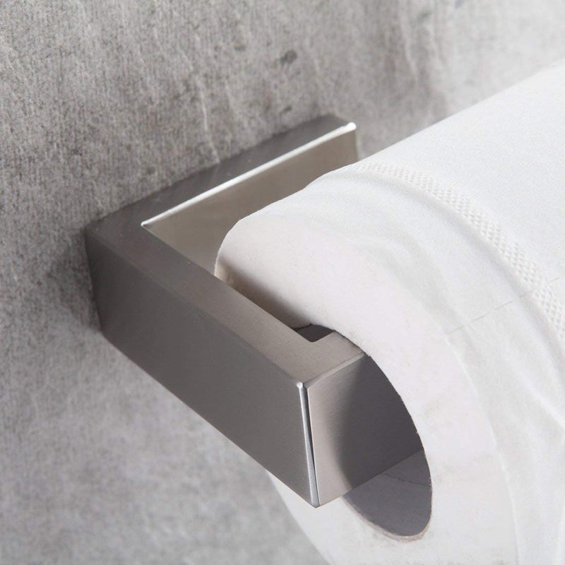 Fapully Four Piece Bathroom Accessories Set Stainless Steel Wall Mounted,Brushed Nickel Finished - Image 2
